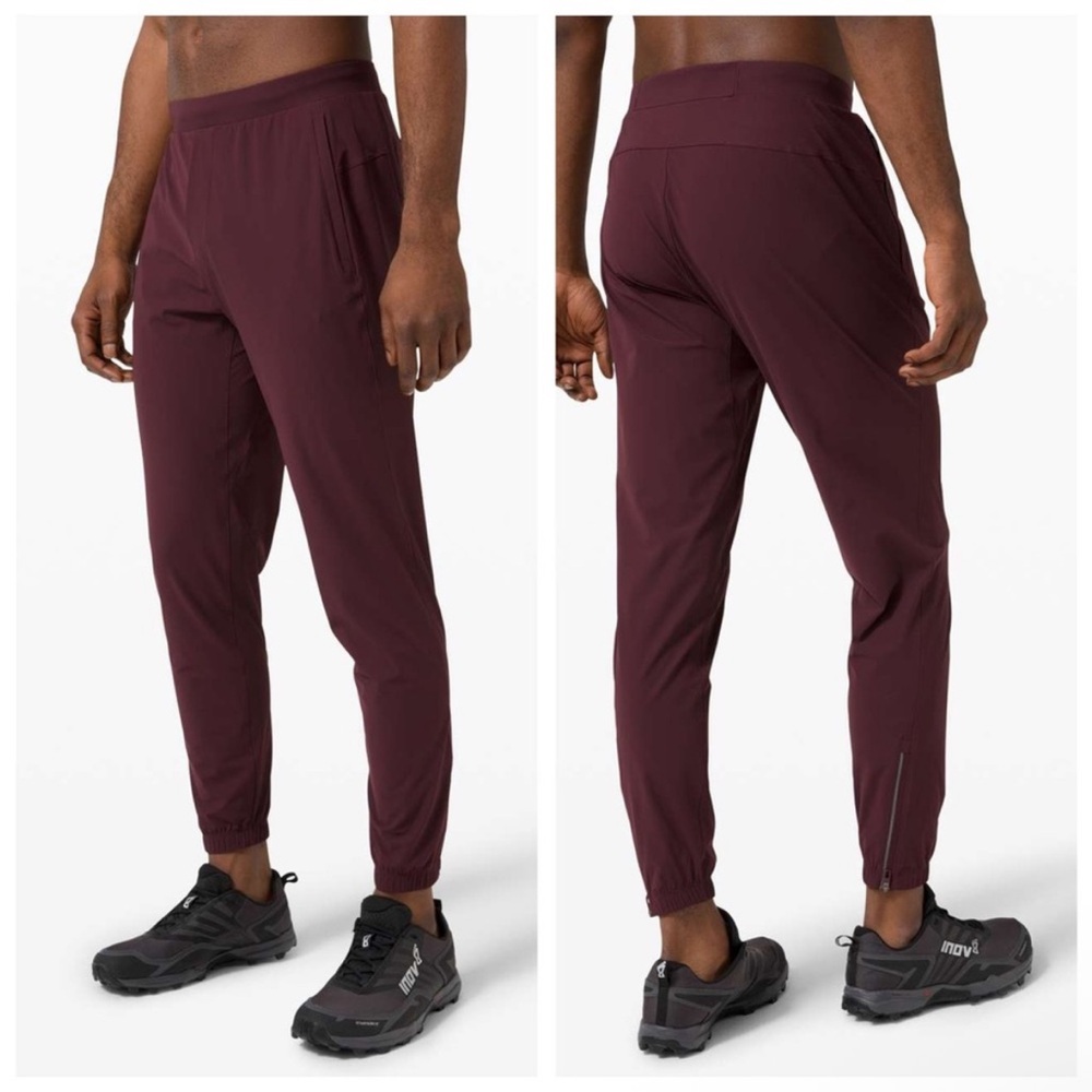 lululemon athletica Men’s Performance Joggers — Deep Maroon